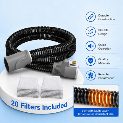 Airsense 10 Tubing Premium Replacement 10 Tube 10 Hose Compatible Reusable Supplies (Advanced)