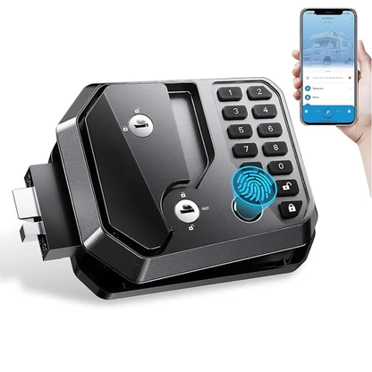 RV Door Lock Replacement, Fingerprint, App Control & Remote FOB